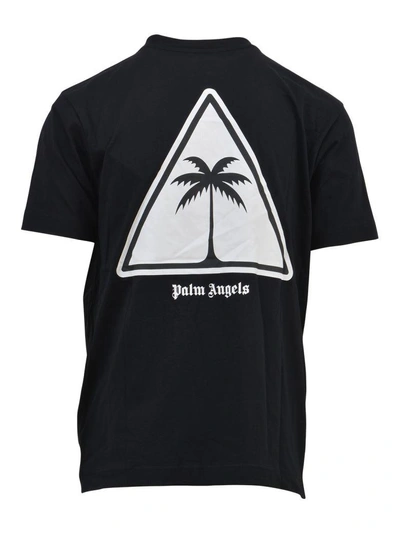 Shop Palm Angels Palm Icon Black T-shirt