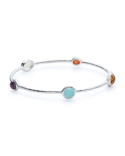 Shop Ippolita Rock Candy&reg; 5-station Bangle In Amazonite/turquoise In Multi