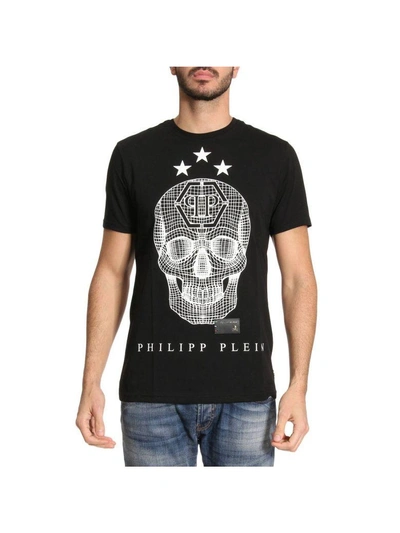 Shop Philipp Plein T-shirt T-shirt Men  In Black
