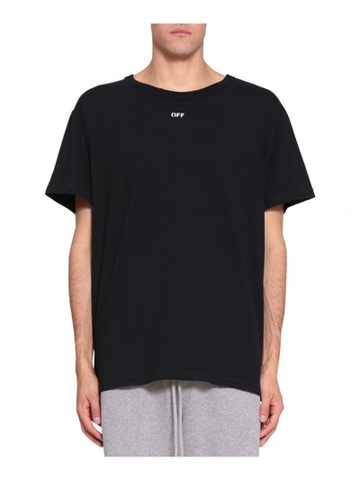 Shop Off-white Arrows Hands Cotton T-shirt In Nero