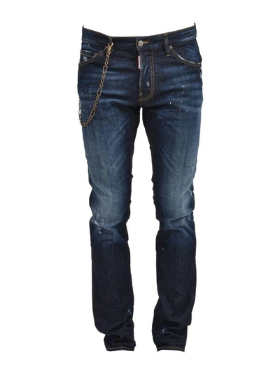 Shop Dsquared2 Blue Denim Jean