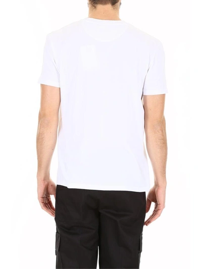 Shop Valentino Lunar Punk Jersey T-shirt In Bianco|bianco