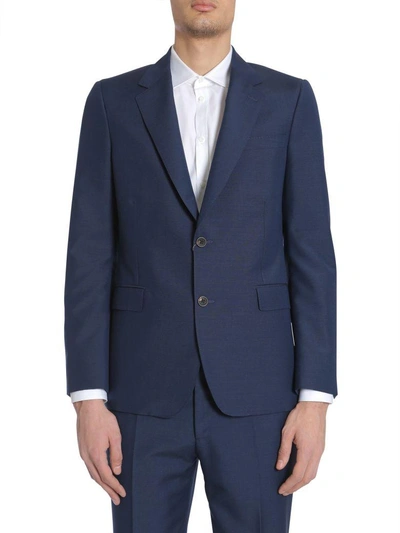 Shop Alexander Mcqueen Tailored Jacket In Blu