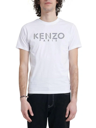 Shop Kenzo Short Sleeved T-shirt In White