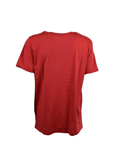 Shop Edwin Branded T-shirt In Red