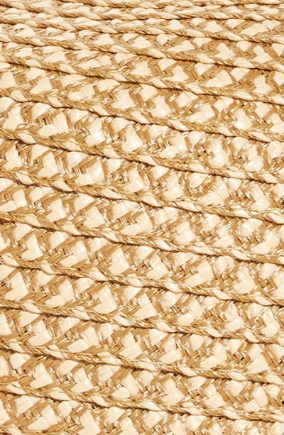 Shop Eric Javits Mondo Woven Cap In Peanut