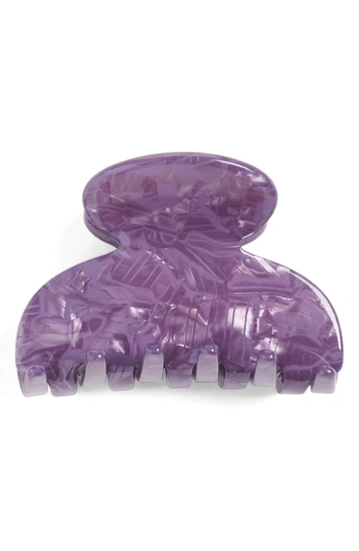 Shop France Luxe 'small Couture' Jaw Clip In Flake Purple