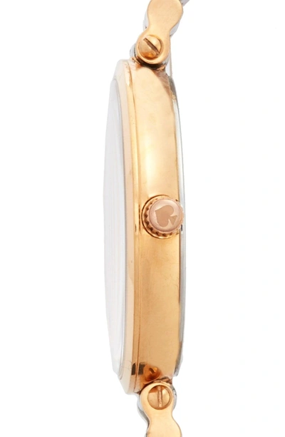 Shop Kate Spade Holland Bracelet Watch, 34mm In Rose Gold/ Silver