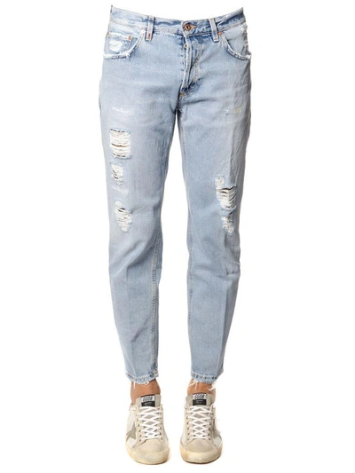 Shop Dondup Brighton Destroyed Denim Jeans