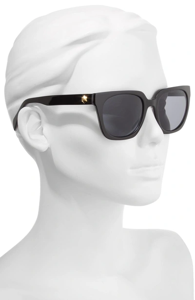 Shop Draper James 54mm Square Sunglasses - Black
