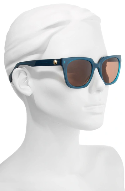 Shop Draper James 54mm Square Sunglasses - Blue