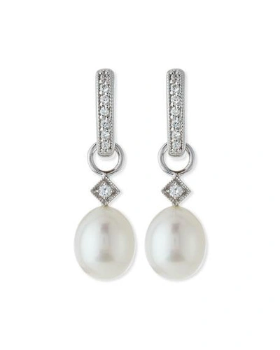 Shop Jude Frances White Gold Pearl Briolette Earring Charms
