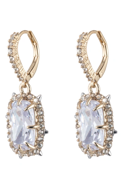 Shop Alexis Bittar Crystal Drop Earrings In Gold