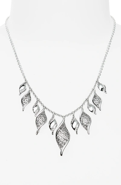 Shop John Hardy Classic Chain Wave Necklace In Silver