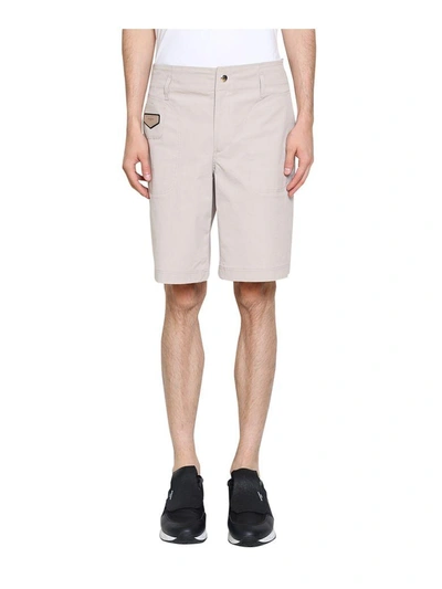 Shop Givenchy Cotton Shorts In Beige