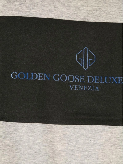 Shop Golden Goose Tshirt Logo In Grey