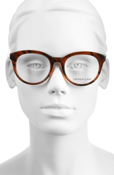 Shop Derek Lam 51mm Optical Glasses - Brown Stripes
