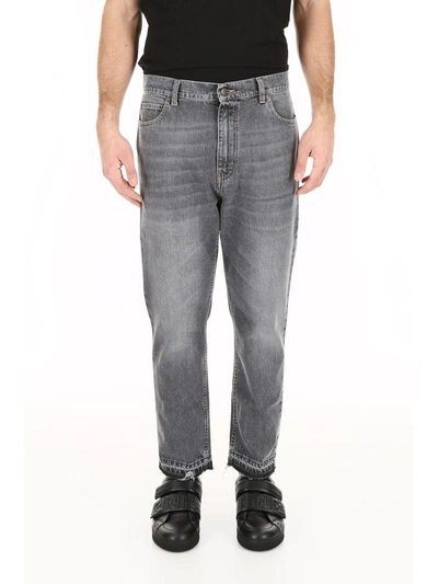 Shop Stella Mccartney Grey Wash Jeans In Graphite|grigio