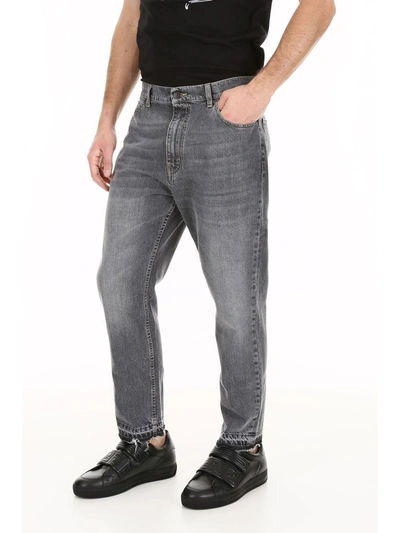 Shop Stella Mccartney Grey Wash Jeans In Graphite|grigio
