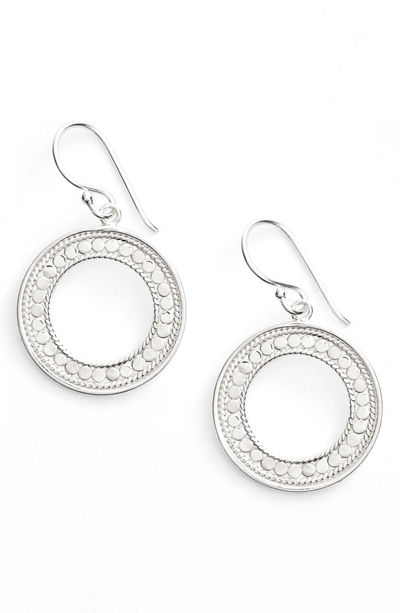 Shop Anna Beck Open Circle Drop Earrings (nordstrom Exclusive) In Silver