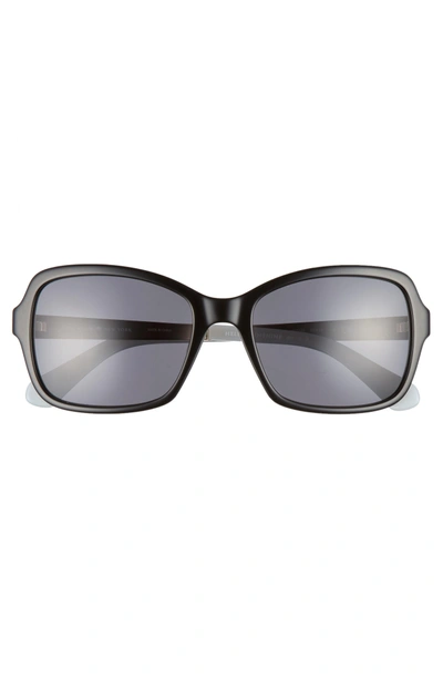 Shop Kate Spade Annjanette 55mm Polarized Sunglasses - Black