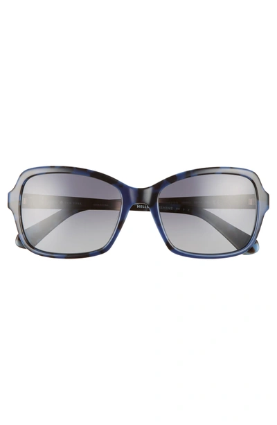Shop Kate Spade Annjanette 55mm Polarized Sunglasses - Blue Havana