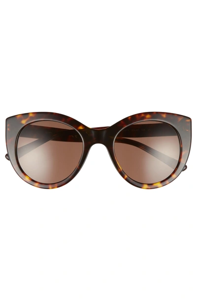 Shop Tory Burch 51mm Cat Eye Sunglasses - Tortoise/ Gold