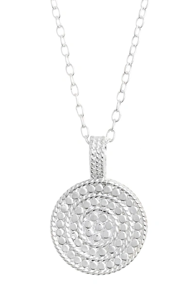 Shop Anna Beck Jewelry That Makes A Difference Circle Of Life Pendant Necklace In Gold/ Silver