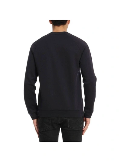 Shop Giorgio Armani Sweater Sweater Men  In Blue