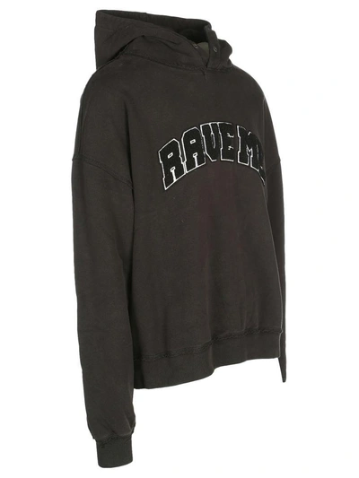 Misbhv Rave Me Hooded Sweatshirt In Washed Black ModeSens