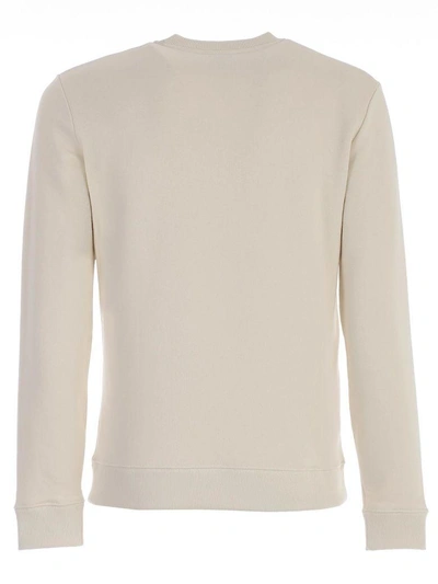 Shop Saint Laurent Sweater In White Multicolor