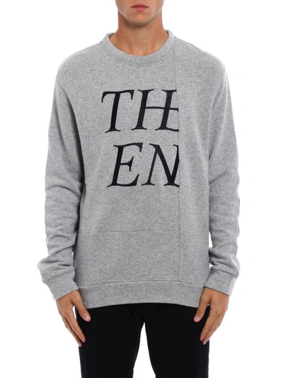 Shop Mcq By Alexander Mcqueen The End Embroidery Sweatshirt In Grey Melange