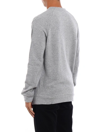 Shop Mcq By Alexander Mcqueen The End Embroidery Sweatshirt In Grey Melange