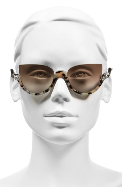 Shop Fendi 52mm Sunglasses - Havana/ Shiny Black
