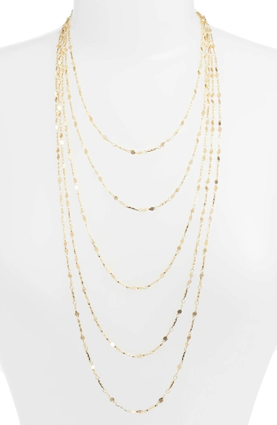 Shop Serefina 5-strand Necklace In Gold