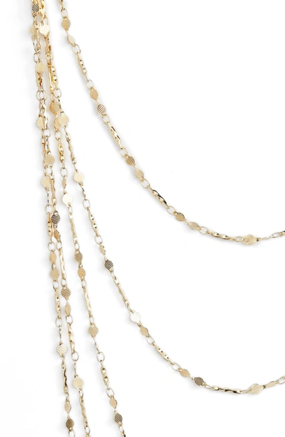 Shop Serefina 5-strand Necklace In Gold