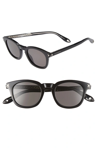 Shop Givenchy 48mm Polarized Sunglasses - Black