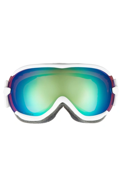 Shop Smith Virtue Ski/snow Goggles - White Mosaic/ Mirror