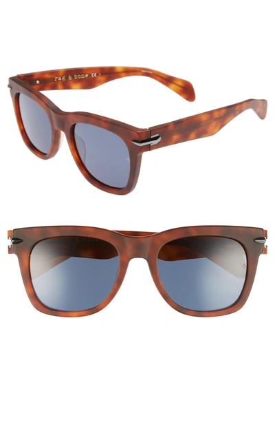 Shop Rag & Bone 54mm Polarized Sunglasses - Matte Havana