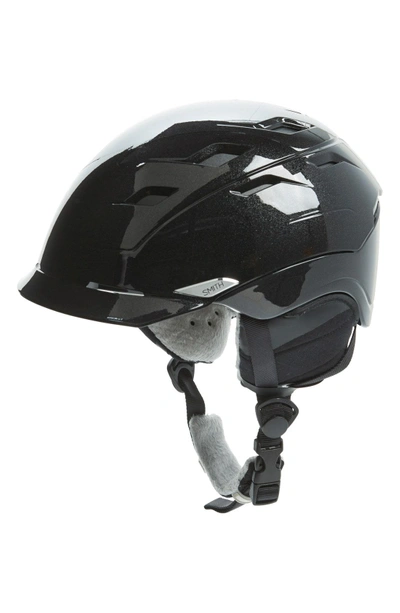 Shop Smith Valence Snow Helmet - Black In Black Pearl