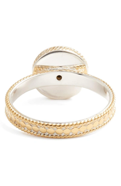 Shop Anna Beck Semiprecious Stone Ring In Gold/ Pyrite