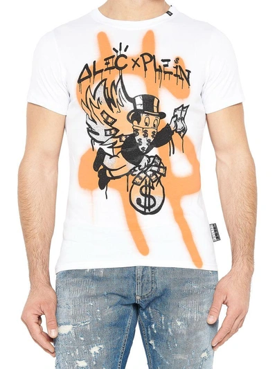 Shop Philipp Plein T-shirt In White