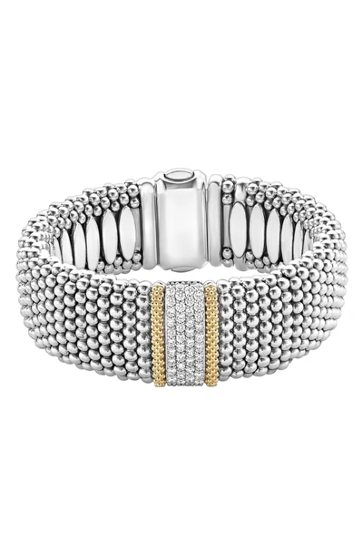 Shop Lagos Diamond Lux Pave Station Rope Bracelet