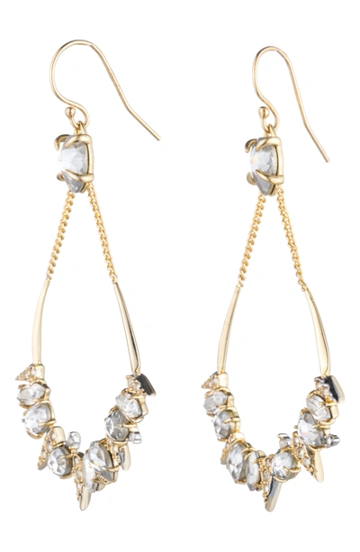 Shop Alexis Bittar Crystal Encrusted Mosaic Drop Earrings In Gold