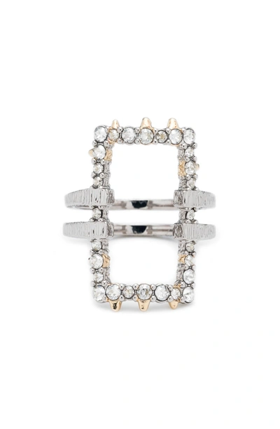 Shop Alexis Bittar Elements Crystal Encrusted Ring In Gold