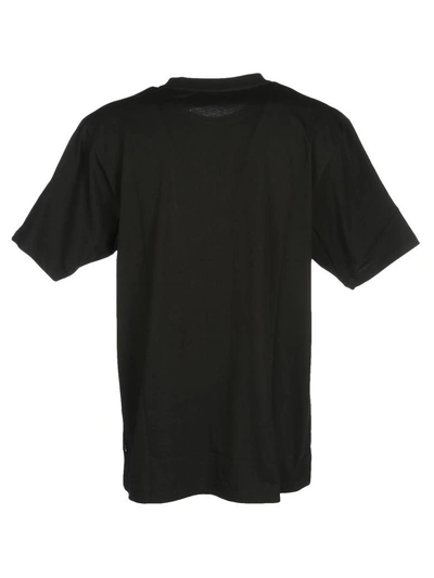 Shop Msgm Print T-shirt In Black