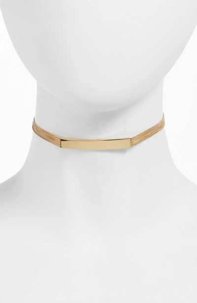 Shop Jules Smith Thera Id Choker In Gold