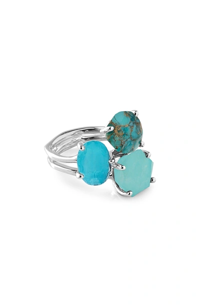 Shop Ippolita Rock Candy Semiprecious Stone Ring In Turquoise
