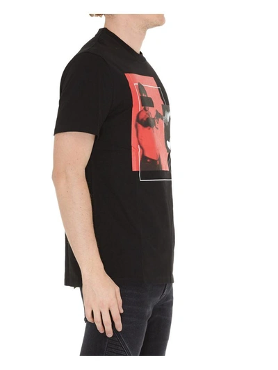Shop Neil Barrett Tshirt In Black+red
