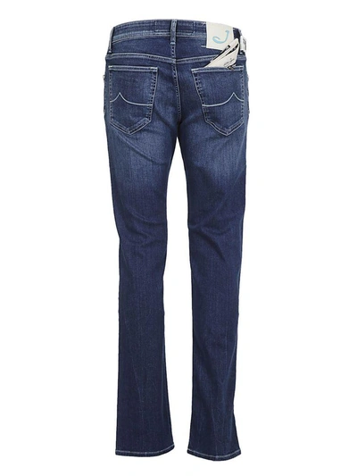 Shop Jacob Cohen Classic Jeans In Medio